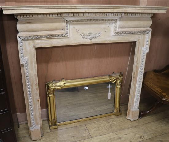 An Adams style fire surround, W.141cm